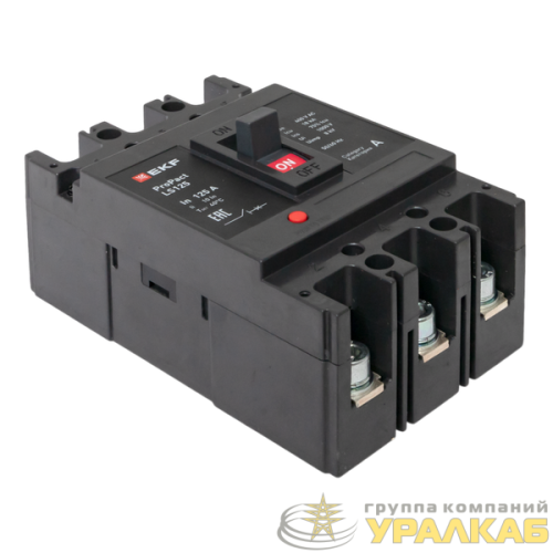 Выключатель автоматический 3п 125А 18кА LS125 ProPact EKF mccb-125-18-3-125-ls