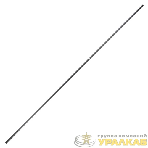Шинопровод Метр16 2M-BL 2000х16мм накладной низковольтный Pro черн. JazzWay 
