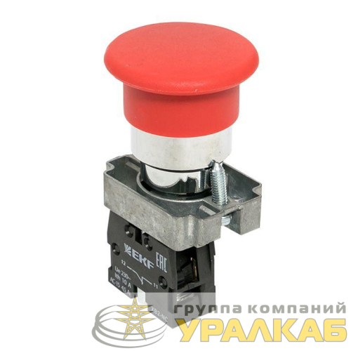 Кнопка грибовидная BC42 NC красн. PROxima EKF 