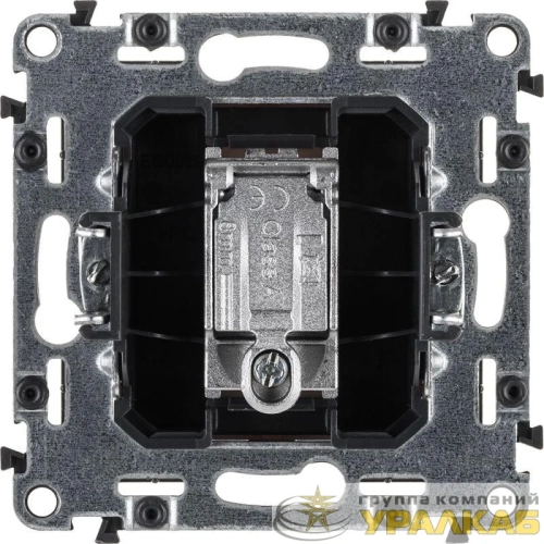 Розетка телевизионная TV 1-м Valena Allure 0-2400МГц с топологией "звезда" с лицев. панелью механизм бел. Leg 