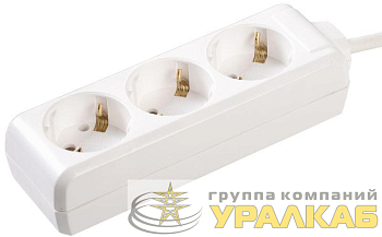 Удлинитель 3х5м с заземл. 16А IP20 У03 2P+PE 250В 3х1 IEK WYP10-16-03-05-Z-N