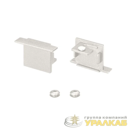 Заглушка SL-LINE-3523 WHITE глухая металл (комплект) Arlight 
