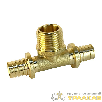Тройник надвижной с переходом на нар. р. 16(2.2)х1/2дюймх16(2.2)(120/5) К VALFEX 