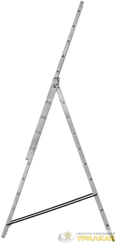 Лестница трехсекционная 3х10 H=285/481/674см 12.19кг алюм. FIT 