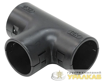 Тройник открывающийся TI32G черн. IEK CTA10D-TIG32-K02-020