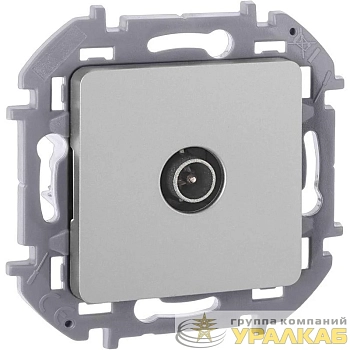 Розетка телевизионная проходная TV Inspiria 14дБ 5-862мГц механизм алюм. IEK 673862