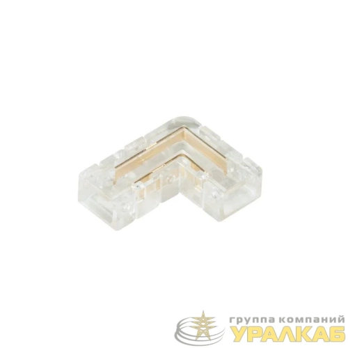Коннектор угловой FIX-MONO-5mm-2pin-STS прозрачный (уп.10шт) Arlight 