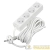 Удлинитель 4х5м без заземл. 10А IP20 2.2кВт ПВС 2х1 бел. DOMTOK 2357 детальная картинка