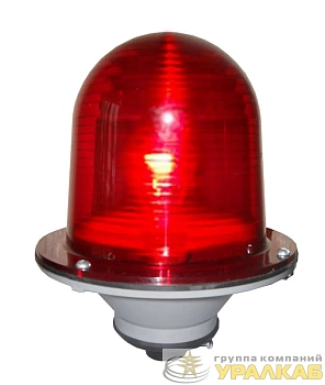 Светильник ЗОМ ПК2-ЛОН >10cd 220V тип "А" IP65 (огонь заград. крас.) ПромСпецПрибор 