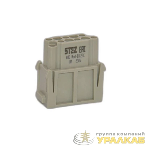 Вставка контактная модульная HDC-MOD-DD12FC СТЭЗ 187150266 детальная картинка
