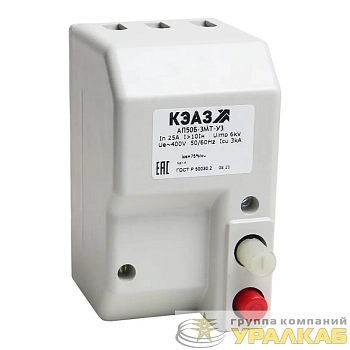Выключатель автоматический 2.5А 3.5Iн АП50Б 2МТ У3 400В AC/220В DC КЭАЗ 