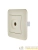 Розетка телевизионная оконечная TV СП ASTI IP20 в сборе крем. LEZARD 7081-0303-130 детальная картинка