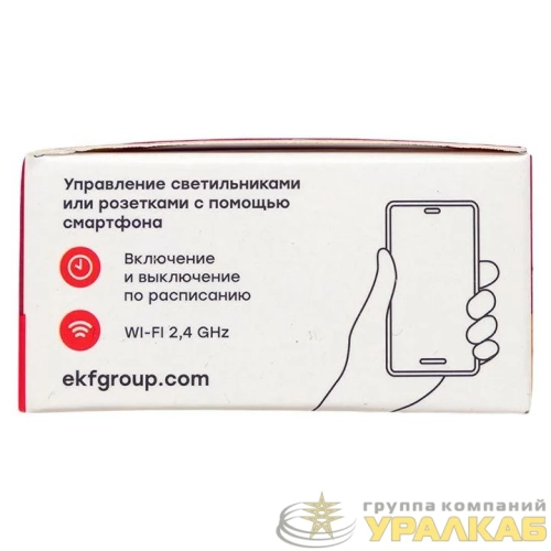 Реле в подрозетник 2-канальное Умное Wi-Fi Connect EKF 