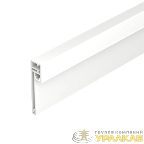 Профиль PLINTUS-H54B-2000 WHITE L2000 алюм. Arlight 