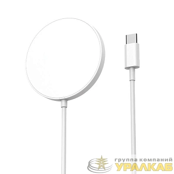 Устройство зарядное беспроводное Fast charge Qi 15Вт серебр. Rexant 18-7079