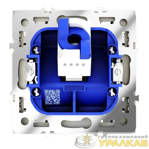 Розетка компьютерная 1-м СП S70 RJ45 кат.6 механизм шелк Voltum 