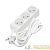 Удлинитель 3х3м без заземл. 10А IP20 2.2кВт ПВС 2х0.75 бел. DOMTOK 
