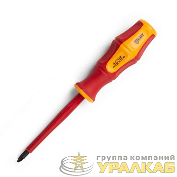 Отвертка диэлектрическая "Профи" PZ2х100 КВТ 