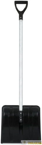 Лопата для уборки снега "SnowКРИСТАЛЛ" 365х380х1330мм алюм. черенок; пластик. 68102 детальная картинка