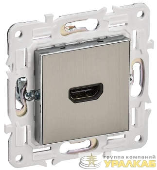 Розетка HDMI SKANDY SK-H01N никель IEK SK-H10-K50