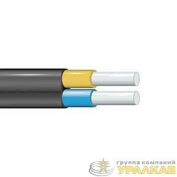 Кабель АВВГ-Пнг(А)-LS 2х2.5 ОК (N) 0.66кВ (м) ЭЛПРОМ БП-00008251