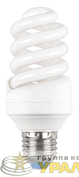 Лампа люминесцентная компакт. КЭЛР-FS 15Вт E27 спиральная 4000К T3 IEK LLEP25-27-015-4000-T3
