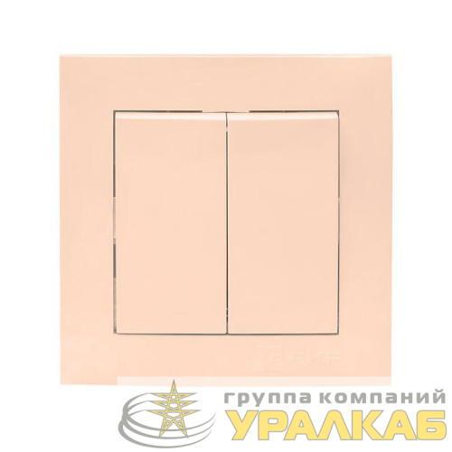 Выключатель 2-кл. СП Валенсия 10А IP20 крем. PROxima EKF EWV10-023-20 детальная картинка