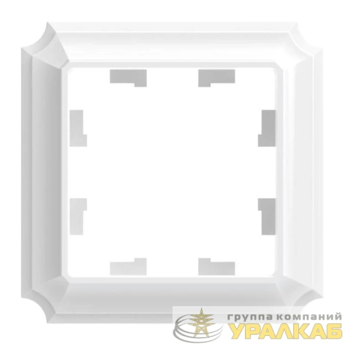Рамка 1-пост. AtlasDesign Antique бел. SE ATN100101 детальная картинка