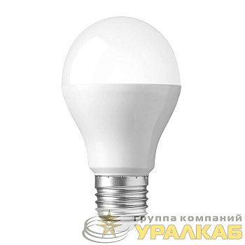 Лампа светодиодная 9.5Вт A60 грушевидная 4000К нейтр. бел. E27 903лм Rexant 604-002