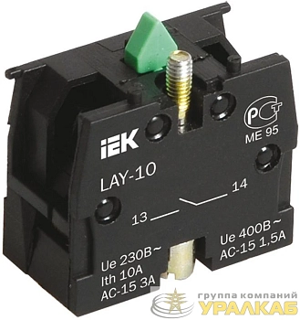Блок контактный 1з для LAY5 IEK BDK21