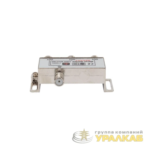 Делитель антенный F-типа на 3 TV + F-разъемы 5-1000МГц блист. Rexant 06-0046-C детальная картинка