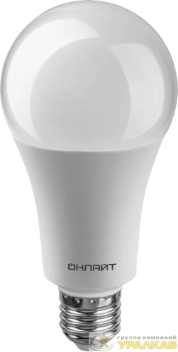 Лампа светодиодная 61 954 OLL-A60-25-230-4K-E27 25Вт грушевидная 4000К нейтр. бел. E27 2500лм 176-264В ОНЛАЙТ 