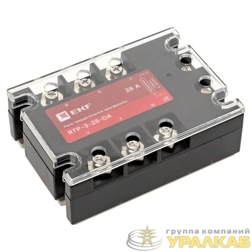 Реле твердотельное трехфазное RTP-25-DA PROxima EKF rtp-3-25-da детальная картинка
