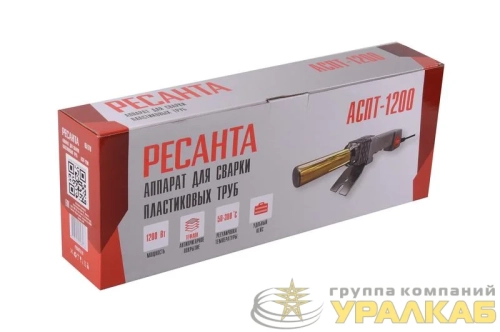 Аппарат для сварки пластиковых труб АСПТ-1200 Ресанта 