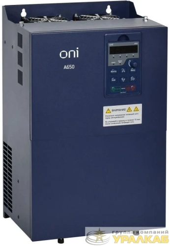 Преобразователь частоты A650 380В 3Ф 75кВт 150А тор. M ONI 