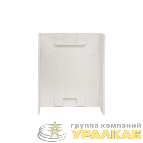 Соединитель 40х40 бел. Plast PROxima (уп.4шт) EKF conw-40-40x4 детальная картинка