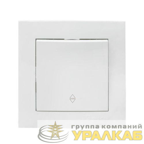 Переключатель проходной 1-кл. СП Валенсия 10А IP20 бел. PROxima EKF EWV10-025-10 детальная картинка
