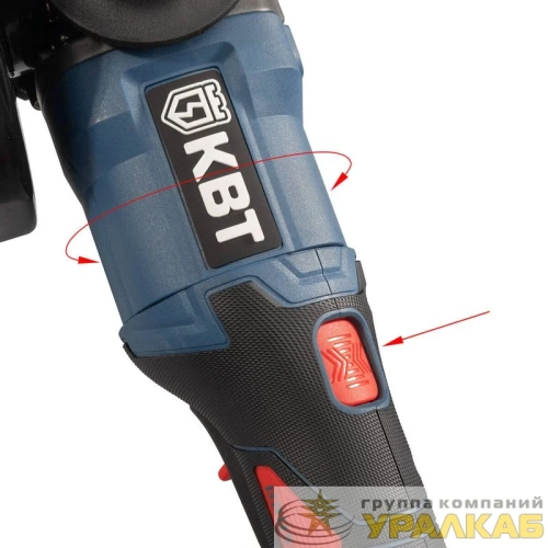 Машина шлифовальная угловая GB-20-125R (без АКБ и заряд. устр.) КВТ 