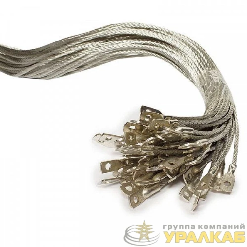 Проводник заземляющий П-500 S=6мм два наконечника ГОФРОМАТИК 