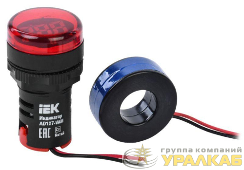 Индикатор значения напряжения и тока AD127-VAM KARAT IEK 