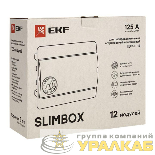 Щит ЩРВ-П-12 "SlimBox" IP41 PROxima EKF 