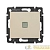 Переключатель проходной 1-кл. СП Valena 10А IP31 250В с зел. индикацией механизм сл. кость Leg 