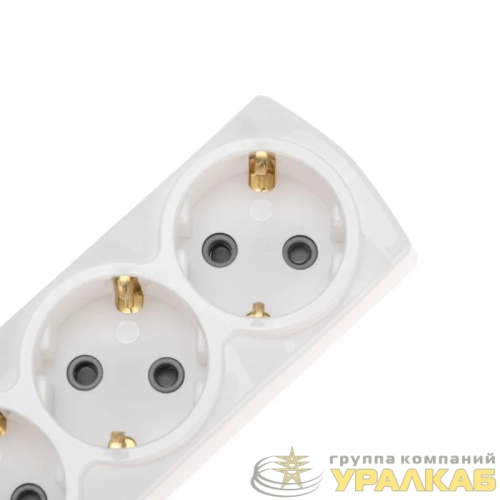Колодка 3-м с заземл. PREMIUM 2 USB бел. Rexant 13-4402 детальная картинка