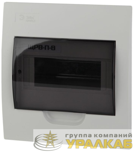 Бокс ЩРВ-П-8 мод. встраив. пластик IP41 SIMPLE NO-box_simple-plastic_8_flush ЭРА Б0041511