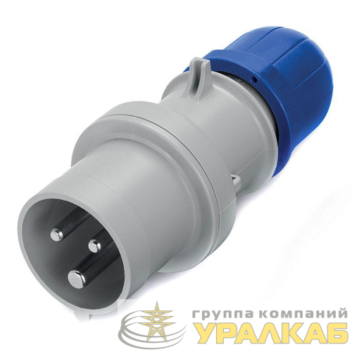 Вилка эл. каб. 16А 2P+E 230В IP44 DKC DIS2131633 детальная картинка