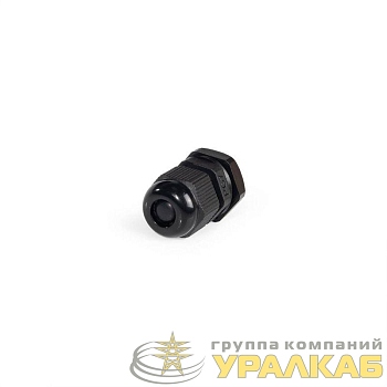 Ввод кабельный пластиковый PG 7 (3-6.5 мм) черн. (уп.100шт) Fortisflex 88639