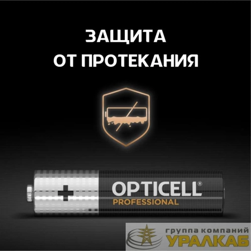 Элемент питания алкалиновый AAA/LR03 (блист. 4шт) Professional Opticell /6052002
