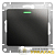 Переключатель проходной 1-кл. СП Glossa 10А IP20 (сх. 6а) 10AX с подсветкой механизм антрацит SE 