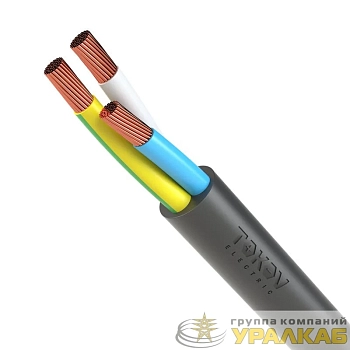 Кабель TOKOV ELECTRIC КГтп-ХЛ 3х4 (N PE) 380/660-3 (м) 00-00027187