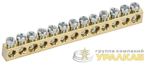 Шина нулевая 6х9 13 отверст. TEKFOR IEK 